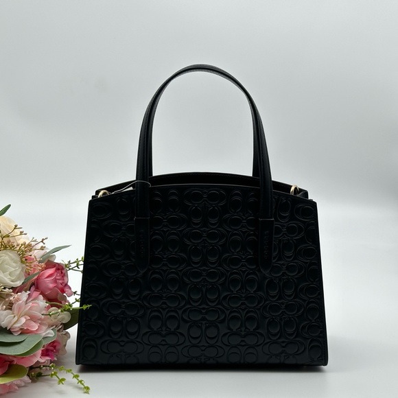 Coach Signature Leather Carryall Bag - Picture 7 of 15